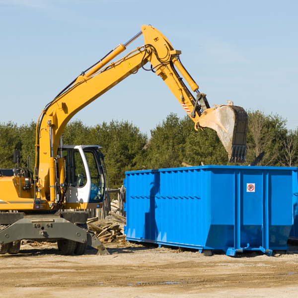 how does a residential dumpster rental service work in Parkerville